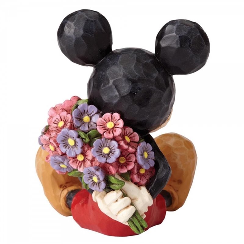 Mickey Mouse with Flowers mit Blumen Enesco Disney Sammelfigur Figurine 4054284 