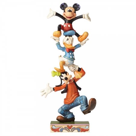 Walt Disney Figur: Kunstharzfigur Goofy, Donald Duck & Micky Maus, 22 cm
