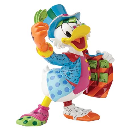 Collectible figure Uncle Scrooge with Money Jacket, 15,5 cm (Enesco 4051800) 
