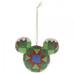 Walt Disney: Weihnachtskugel Set Micky Maus, Set mit 4, 7cm (Enesco A29543) 