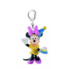 Walt Disney Keychain: Minnie Mouse with cake