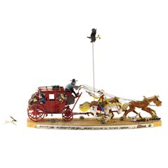 Lucky Luke Figur: Metallfigur Die Postkutsche Lucky Luke (Pixi 5483)