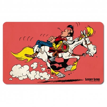 Lucky Luke Cutting Board Riding On Jolly Jumper