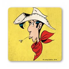 Lucky Luke Untersetzer: Luke Portrait, 10x10cm