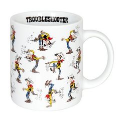Lucky Luke Tasse Kaffe & Tee: Luke Troubleshooter. 300ml Könitz
