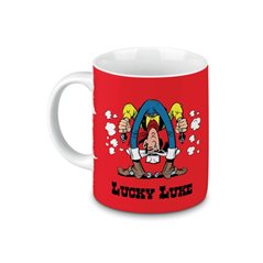 Lucky Luke Tasse Kaffe & Tee: Luke Upside Down, 300ml Könitz