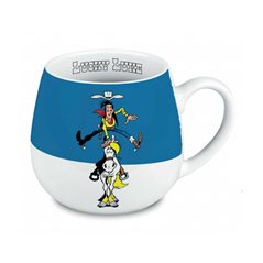 Lucky Luke Tasse Kaffe & Tee: Luke und Jolly Jumper, 420ml Könitz