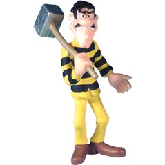 Lucky Luke Figur: Averell Dalton mit Hammer Sträfling (Plastoy)