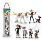 Figuren Tube Lucky Luke Der Raubüberfall mit 7 Figuren (Plastoy 70387)