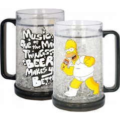 Beer mug Homer Simpson, self cooling