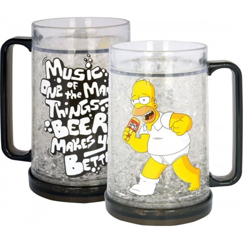 Beer mug Homer Simpson, self cooling