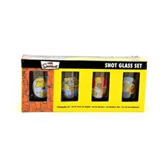 Shot Glass Set The Simpsons (4 glasses)