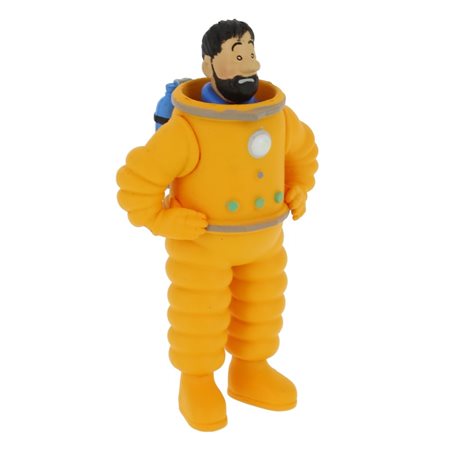 Tim und Struppi Comicfigur: Kapitän Haddock als Astronaut, 8cm (Moulinsart 42507)