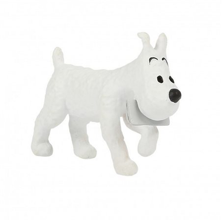 Tintin Figurine: Snowy with Message, 4cm (Moulinsart 42510)