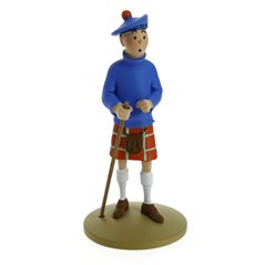 Tintin Collectible Comic Statue resin: Tintin in Kilt, 12 cm (Moulinsart 42192)