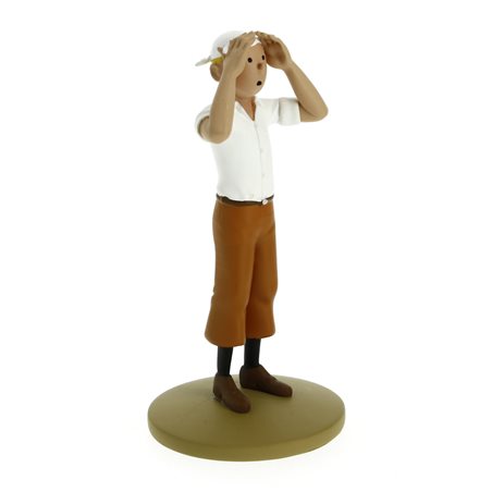 Tintin Collectible Comic Statue resin: Tintin in the desert, 12 cm (Moulinsart 42193)
