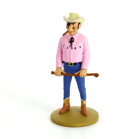 Tintin Collectible Comic Statue resin: Rastapopoulos holding a whip (Moulinsart 42202)
