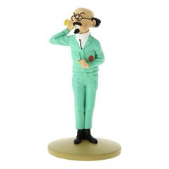 Tim und Struppi Comicfigur: Professor Bienlein mit Hör-Muschel, 12 cm (Moulinsart 42216)