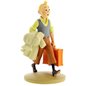 Tintin Collectible Comic Statue resin: Tintin on the Road, 12 cm (Moulinsart 42217)