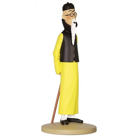 Tintin Collectible Comic Statue resin: Mr Wang Jen-Ghié, 12 cm (Moulinsart 42219)
