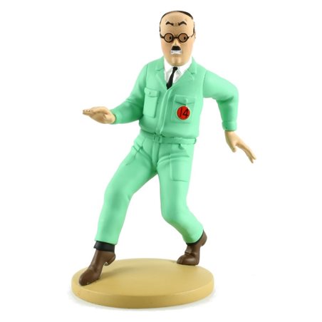 Tintin Collectible Comic Statue resin: Frank Wolf, 12 cm (Moulinsart 42221)