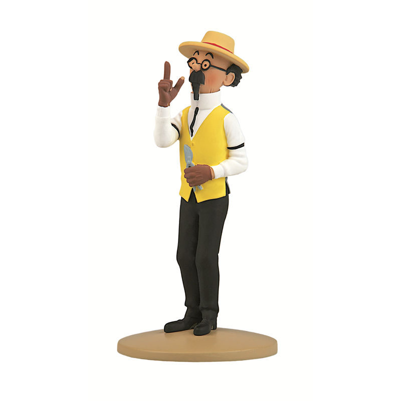 Tintin Collectible Comic Statue resin: Calculus the gardener (Moulinsart 42211)