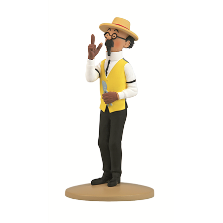 Tintin Collectible Comic Statue resin: Calculus the gardener (Moulinsart 42211)