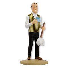 Tim und Struppi Comicfigur: Nestor mit Feder, 12 cm (Moulinsart 42227)