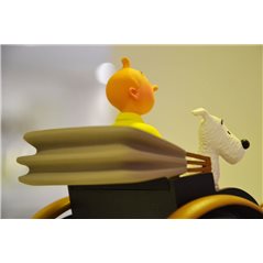 Tintin Statue Resin Fariboles: Tintin and Snowy in the Tuk Tuk (Collection Privilège 44021)