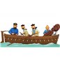 Tintin Statue Resin Fariboles: Tintin in the Sirius Jolly Boat (Collection Privilège 44022)