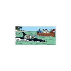 Tintin Statue Resin Fariboles: Tintin in the Sirius Jolly Boat (Collection Privilège 44022)