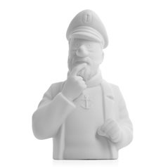 Tintin Statue: Porcelain-Bust Captain Haddock, matt (Moulinsart 44206)