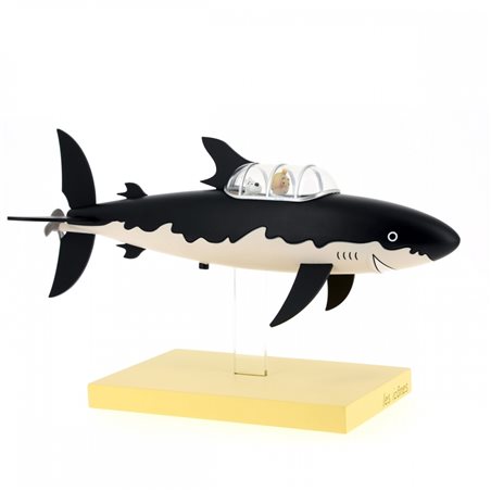 Tintin Statue Resin: Tintin and Snowy in the Submarine Shark, 26,5 cm (Moulinsart 46402)