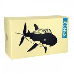 Tintin Statue Resin: Tintin and Snowy in the Submarine Shark, 26,5 cm (Moulinsart 46402)