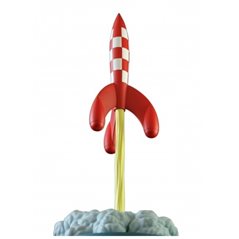 Tim und Struppi Rakete: Mondrakete, Take Off, 40 cm (Collection Les Icônes Moulinsart 46405)