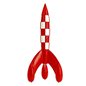 Tim und Struppi Rakete: Figur Mondrakete 60cm, Handbemalt (Moulinsart 46994)