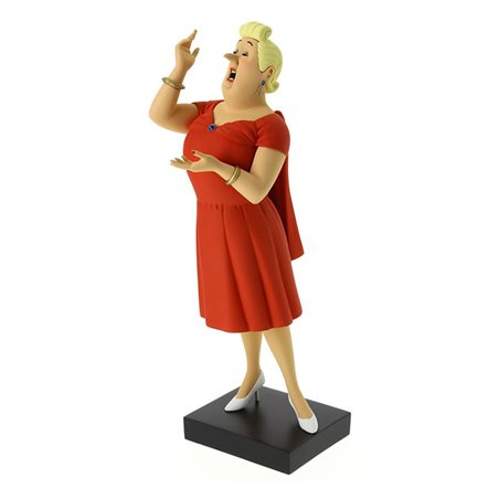 Tintin Statue Resin Fariboles: Bianca Castafiore, 20 cm  (Collection Privilège, Moulinsart 44019)