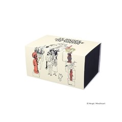 Tintin Figurine Set: Box with 13 figurines of Tintin's Imaginary Museum  (Moulinsart 46530)