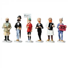Figurines Set Tintin Moulinsart Serie 11 collection Carte de voeux 1972 (Moulinsart 2022)