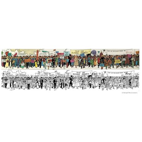 Figurines Set Tintin Moulinsart Serie 11 collection Carte de voeux 1972 (Moulinsart 2022)