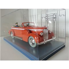 Tintin Transport Model car: the New Delhi Taxi Cadillac V8 Nº03 1/24 (Moulinsart)