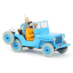 Tim und Struppi Automodell: Willys Jeep CJ2A Nº04 1/24 (Moulinsart 29904)