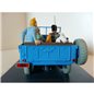 Tintin Transport Model car: the Blue Willys Jeep CJ2A Nº04 1/24 (Moulinsart)