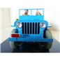 Tintin Transport Model car: the Blue Willys Jeep CJ2A Nº04 1/24 (Moulinsart)