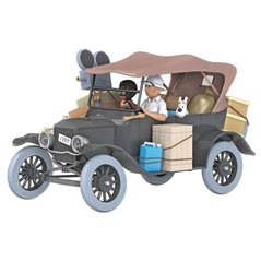 Tintin Transport Model car: the Black Ford T Tintin in the Congo Nº05 1/24 (Moulinsart)