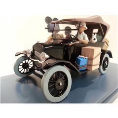 Tintin Transport Model car: the Black Ford T Tintin in the Congo Nº05 1/24 (Moulinsart)