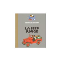 Tintin Transport Model car: the red Jeep Willys MB 1943 Nº06 1/24 (Moulinsart)