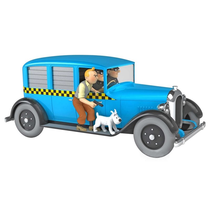 Tintin Transport Model car: the Chicago Taxi Checker 1929 Nº07 1/24 (Moulinsart)