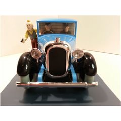 Tintin Transport Model car: the Chicago Taxi Checker 1929 Nº07 1/24 (Moulinsart)