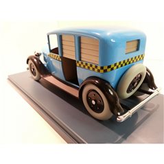 Tintin Transport Model car: the Chicago Taxi Checker 1929 Nº07 1/24 (Moulinsart)